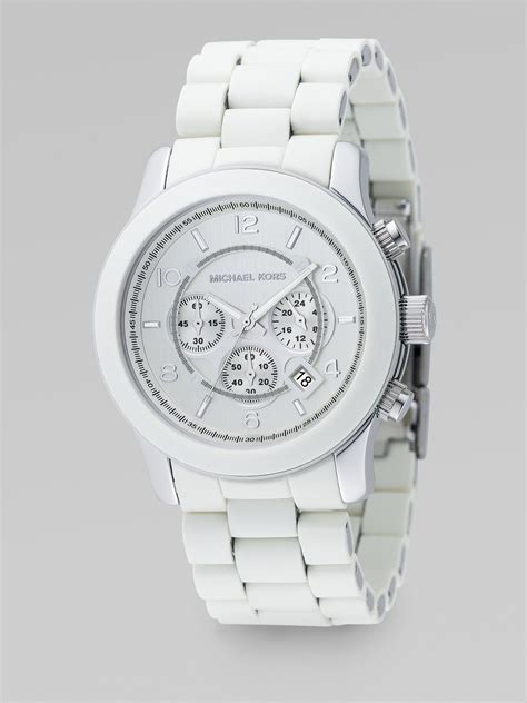 michael kors white watch mens bracelets|Michael Kors cufflinks.